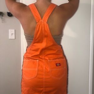 Dickies Orange Overall Dress